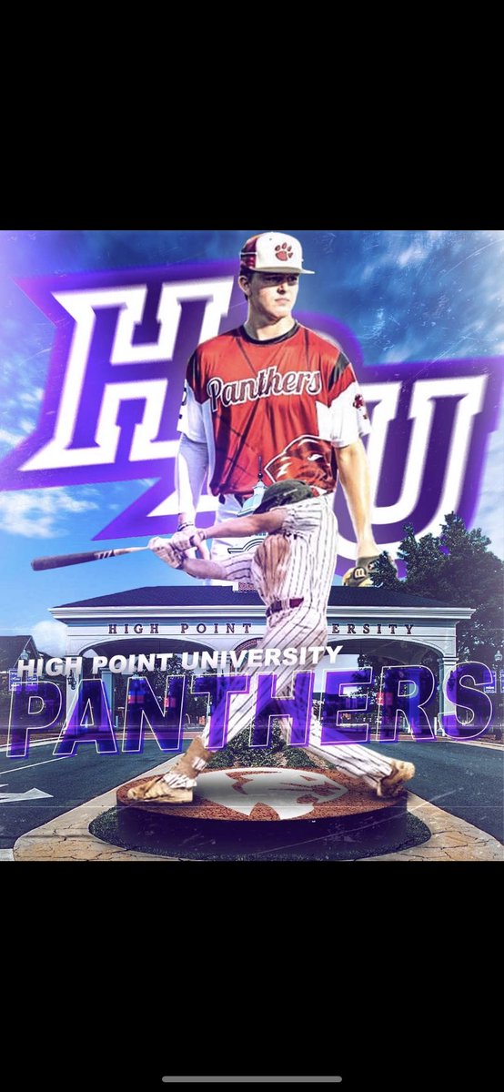 Gagelewis0's tweet photo. I am extremely excited to announce that I will be continuing my academic and athletic career at High Point University. I would like to say thank you to all of my coaches, teammates, and family for supporting throughout this decision. #GoPanthers https://t.co/L4BpiZBJG4