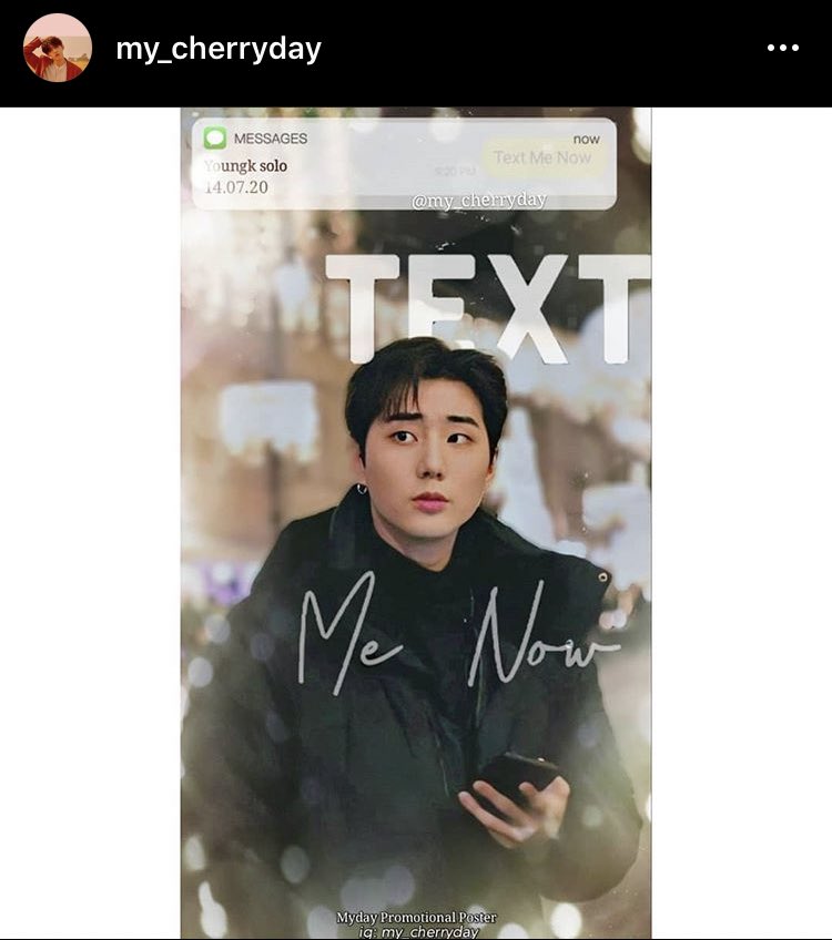 brisaamaarquez's tweet image. Tan hermosooo🥺🥺
@day6official 
#TextMeNow #YoungK_TextMeNow 
ig: my_cherryday