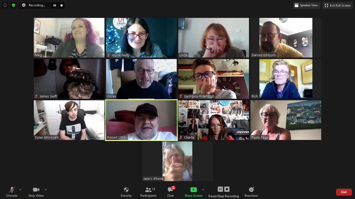 TheStudioWidnes's tweet photo. Lovely catch up with The Studio community today, great ideas and a quiz with a difference from @jpbostock69!
@Janeyb9000 was triumphant so gets the honour of setting next month's quiz for the catch up.
Sunday 30 August 3pm on zoom.
Hope you can join us
#studiospirit @TNLComFund https://t.co/tFFPMRClVx