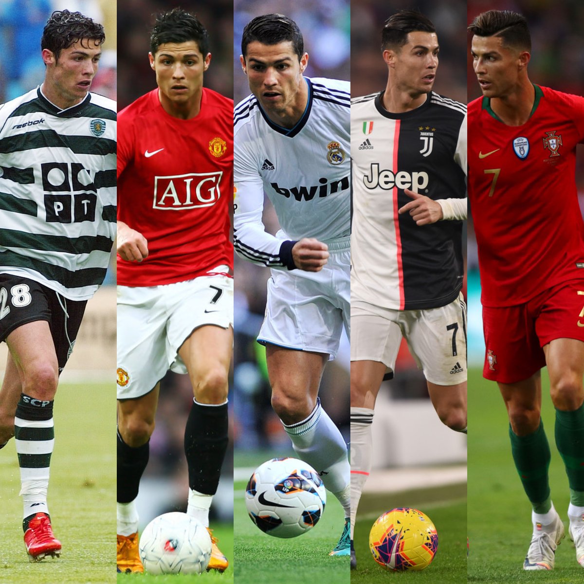 Top 48+ imagen carrera de cristiano ronaldo