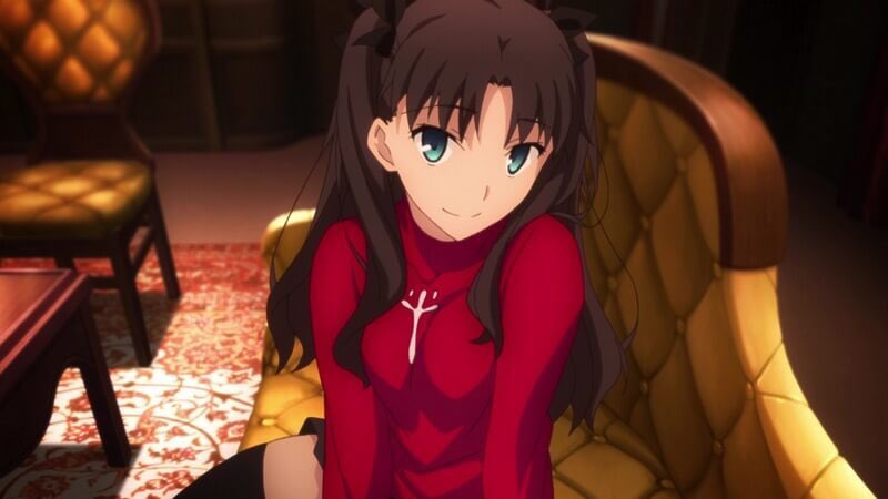 8. Rin Tohsaka My favourite female character. Has an unrivalled character design, and an almost perfect tsundere balance. Her chemistry with Shirou is pretty good imo, and makes UBW my fave route.