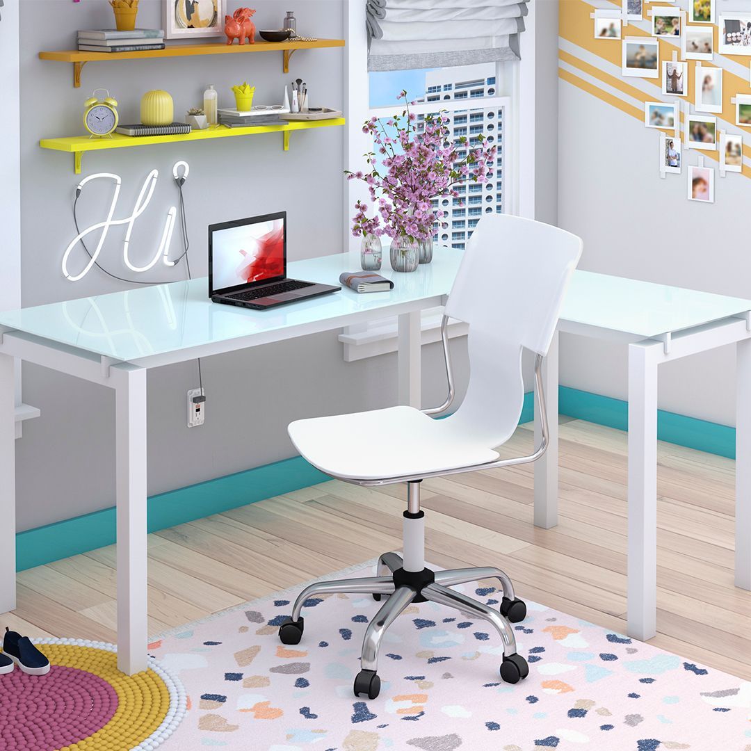white desk for kids room