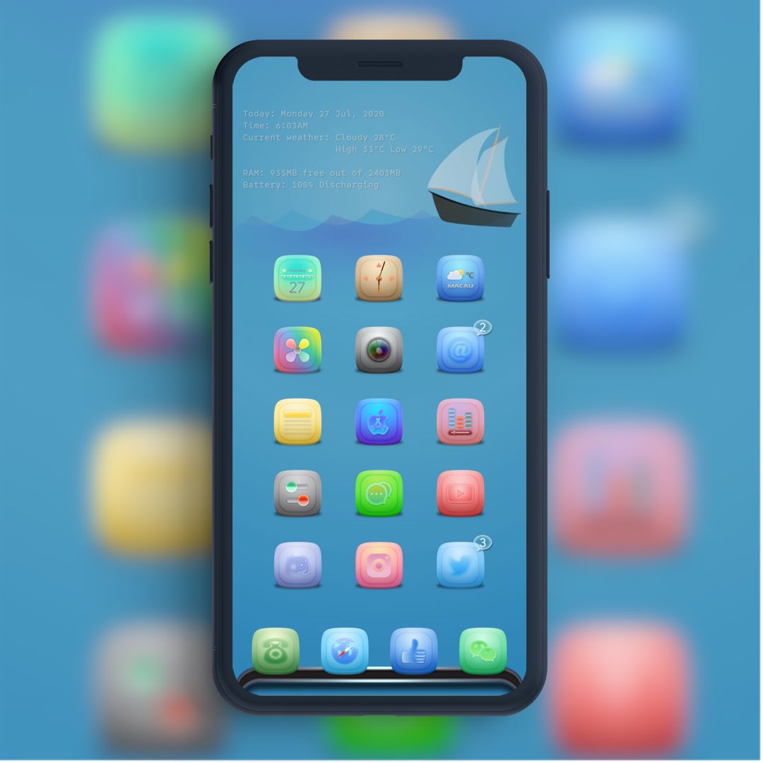 kyawthihaphyo's tweet image. Good Evening/ Morning Friends 
Today with my #ColorGlow 
#LS_EW174 widget @ev_ynw 
#ScreenshotX @JunesIphone