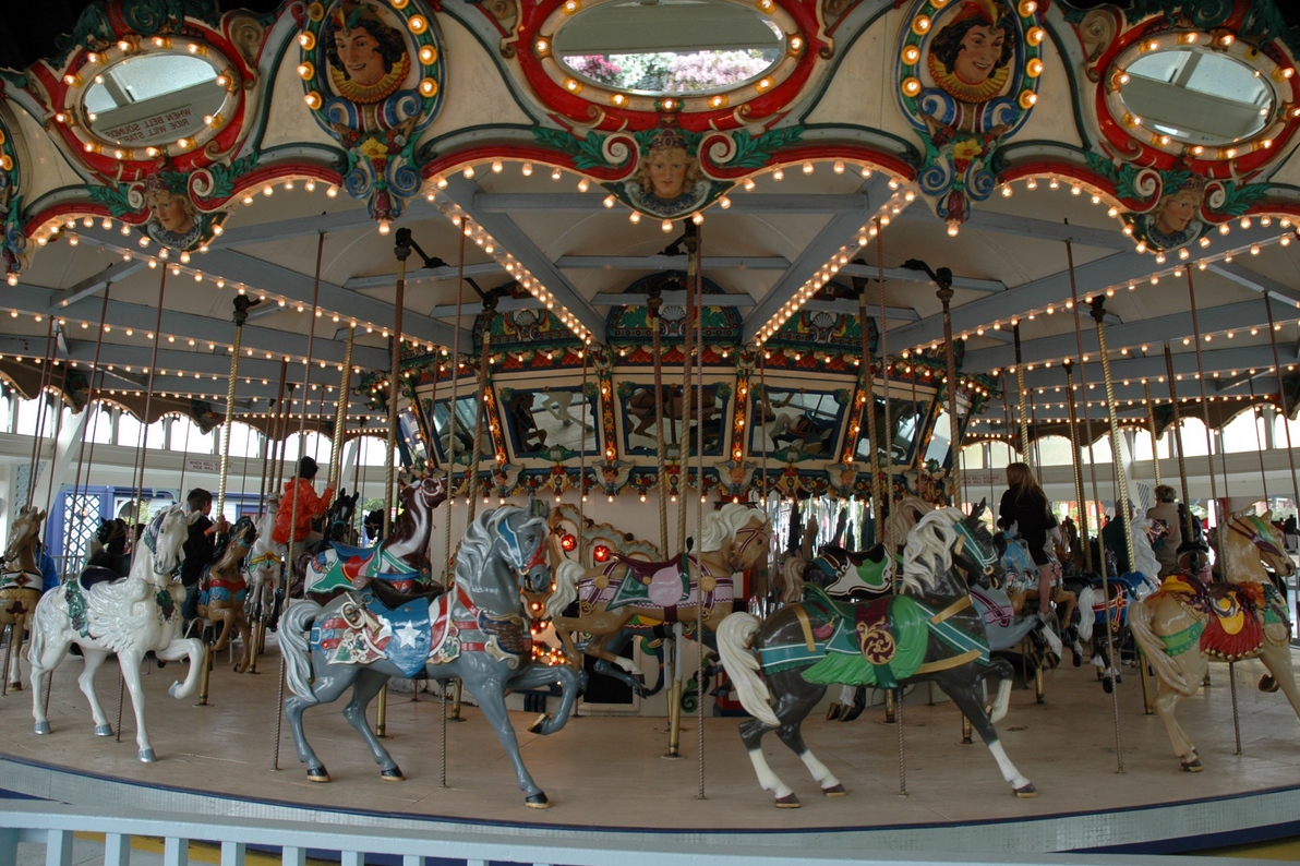Libertyland's tweet photo. Happy belated #NationalCarouselDay! From opening at the Fairgrounds Amusement Park in 1923 to reopening at its new home inside the Children's Museum of Memphis in 2017, Libertyland's Grand Carousel has lived an exciting life! https://t.co/ov5k4zi1qf