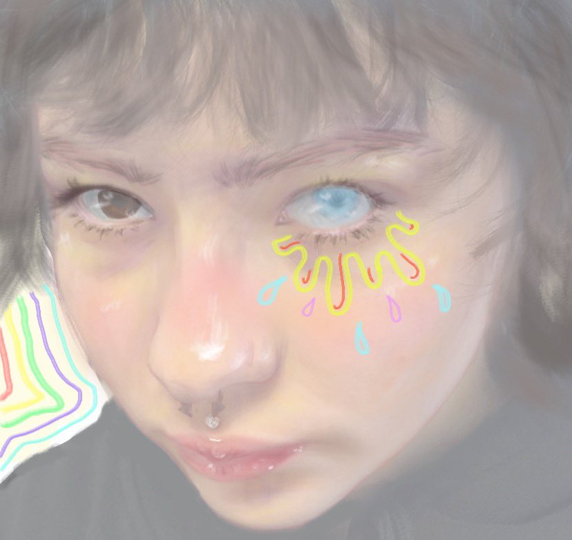 moochelie's tweet photo. hi my name is Michele &amp; i like to draw stuff from realism to anime girls !! :p https://t.co/z9vnCHkATu