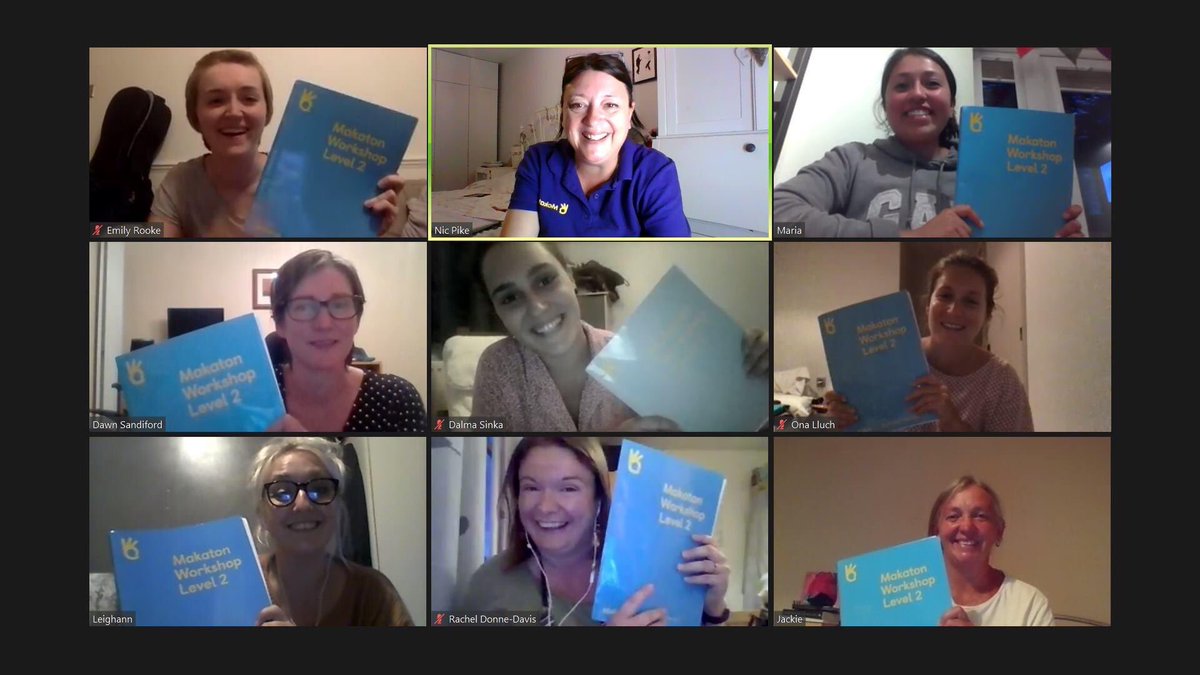 DrDonne_Davis's tweet photo. Completed my @MakatonCharity Level 2 with this lovely lot today. So grateful that lockdown has provided me with the opportunity to do this remotely. #lockdownlearning #WeTalkMakaton https://t.co/5fADYP21w6