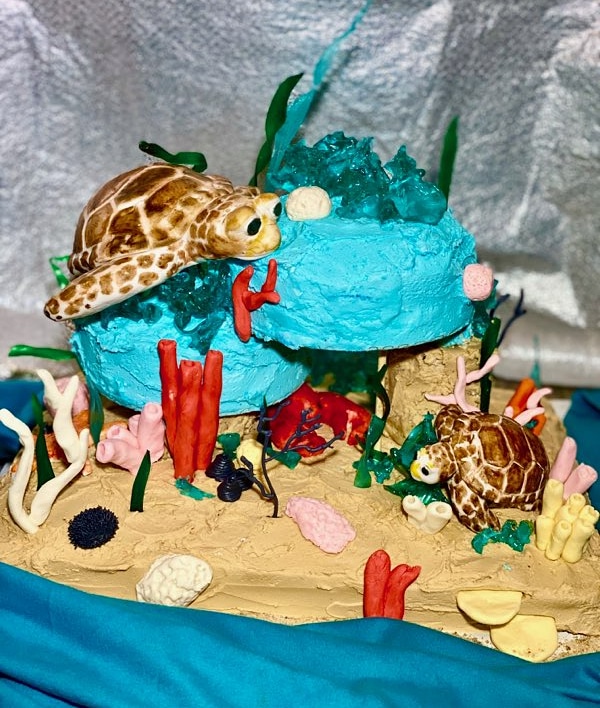 CakeMaddness's tweet photo. Made my dream cake today! I couldn't be happier with how it turned out! Cheers to 25! 🎉 🐢 https://t.co/mQFPdCDzZ2