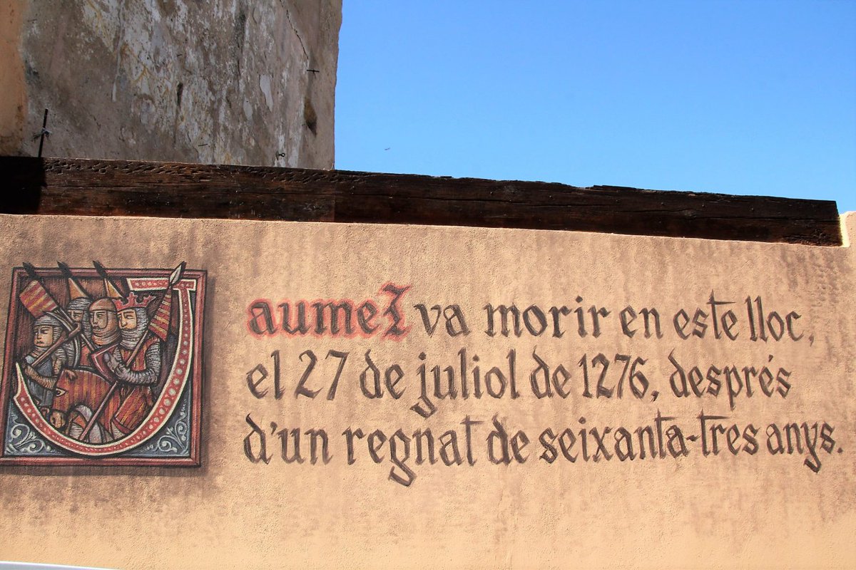 744 anys sense Jaume I.
Seguim el seu camí.