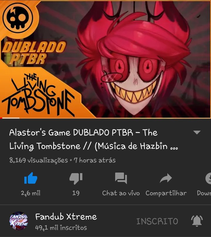 HHotelbr's tweet photo. !!Alastor's Game DUBLADO PTBR!!

Dublagem feita pelo canal: Fandub Xtreme

Link do vídeo: https://t.co/QtSg4ywvrq

#HazbinHotel #HazbinHotelBr #HazbinHotelAlastor #alastorsgame #alastorsgamethelivingtombstone https://t.co/aoFoVSlYVQ