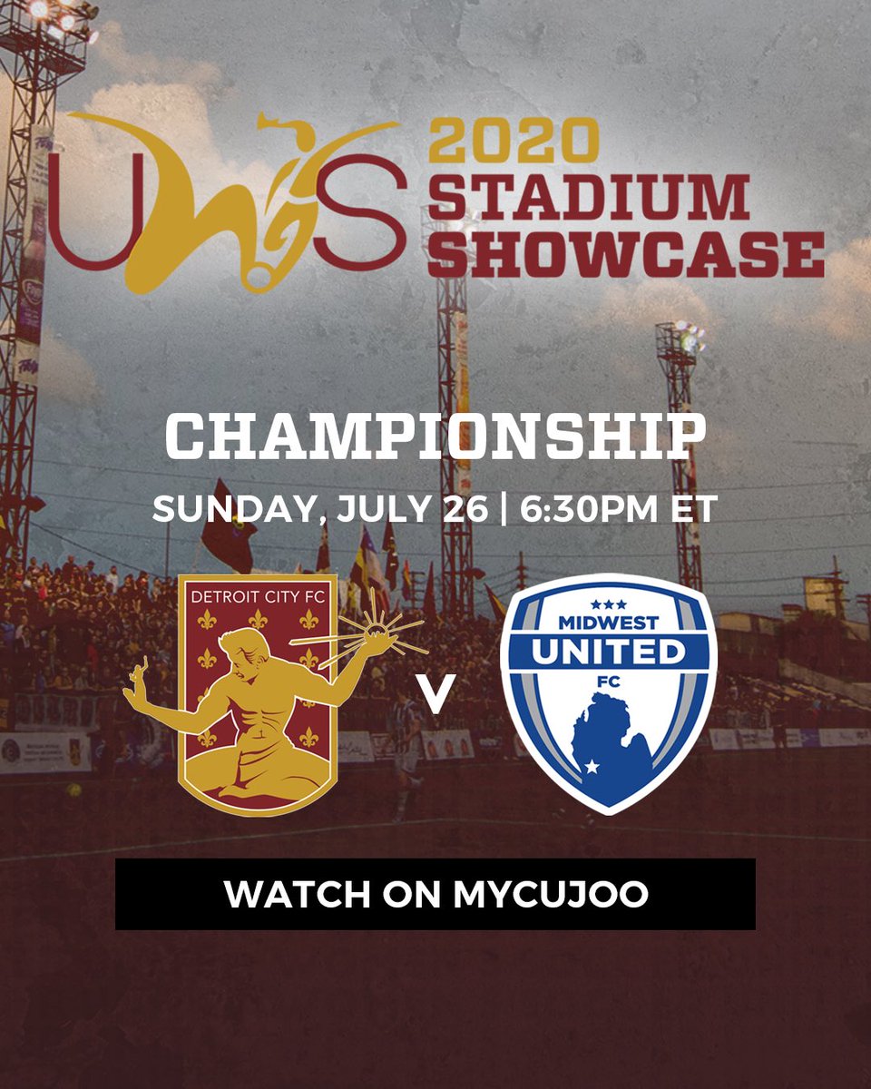 UWSSoccer's tweet photo. It’s 🕒
The 2020 UWS #KeyworthShowcase Championship kicks off at 6:30pm ET.
Watch @DetroitCityFC vs @mufc_womens on @MyCujoo: https://t.co/m5XDBlqYuJ https://t.co/gev6GRCc48