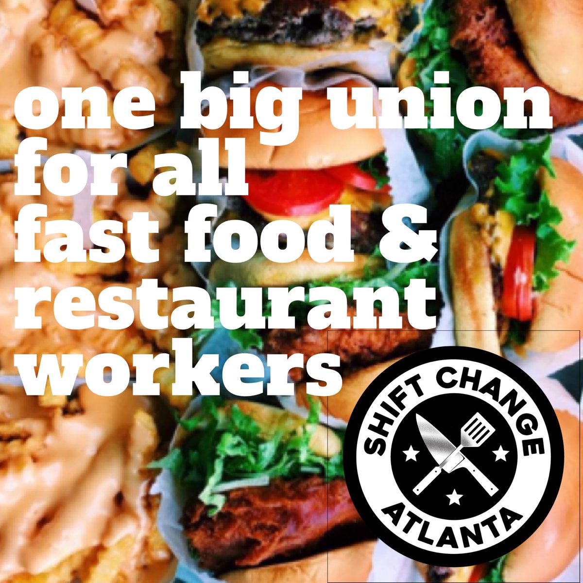 ShiftChangeATL's tweet photo. #1u for all us food folk #shiftchange #atl #atlanta #solidarity https://t.co/GfBbCpB5mc