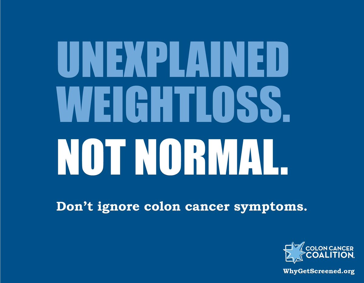 A drastic, unexplained change in your weight could also be a colon cancer symptom. The more you're educated, the better chances of preventing this deadly cancer! Click the link below to learn more about colon cancer and donate towards the cause! linktr.ee/gyrigsfbayarea