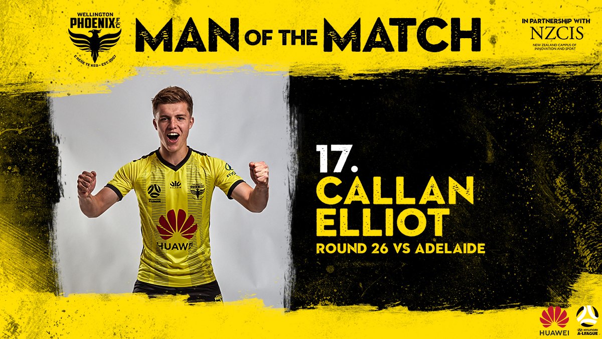 Not bad for your starting debut 😎

Well done to Cal on being voted the #Nix Man of the Match for our draw against Adelaide United 👏

#StandUpWithYourNix #ALeague