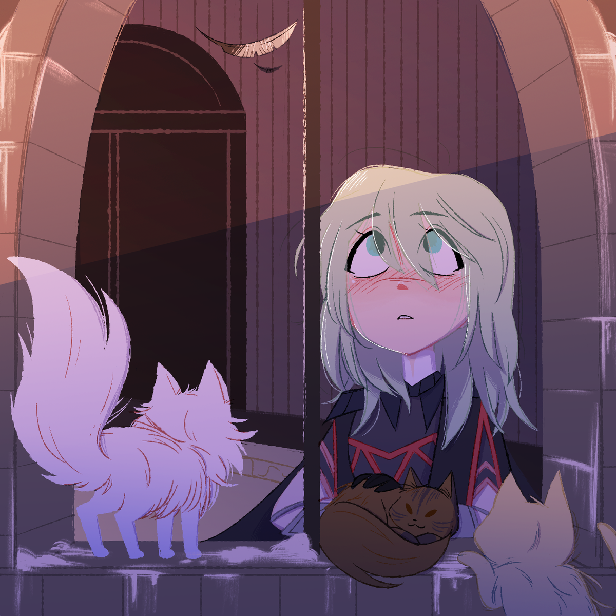 chichorie's tweet photo. the final album art for the music/art/writing collab @blifuys, @ivyitsok and i worked on over at @fe3hfm !! working on this was a great experience and i adore the work my team did!!!

you can check out the music that accompanies this piece over at https://t.co/Uw4ZWDeD84 !! https://t.co/YOMVsV8ScW