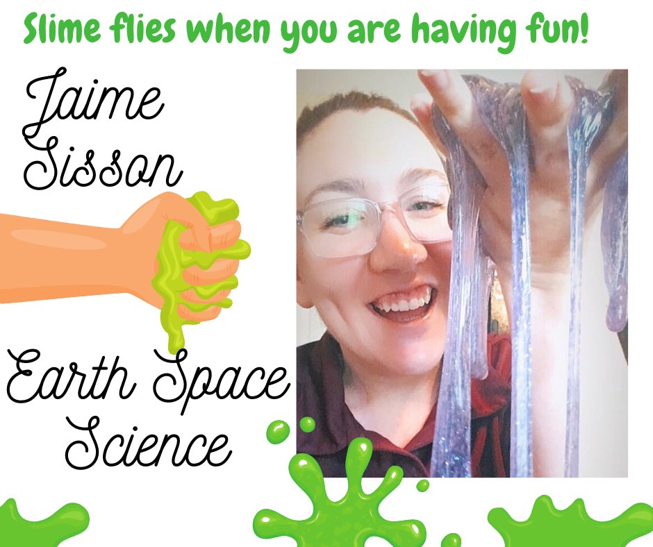 HCPSRecruiter's tweet photo. Slime flies when you are having fun! Jaime will be teaching Earth Space Science at Edgewood Middle School. Thanks for bringing your fun to @HCPSchools Jaime! #hcpschoosetoshine @EMS_C2G https://t.co/yaIGGM3D6S