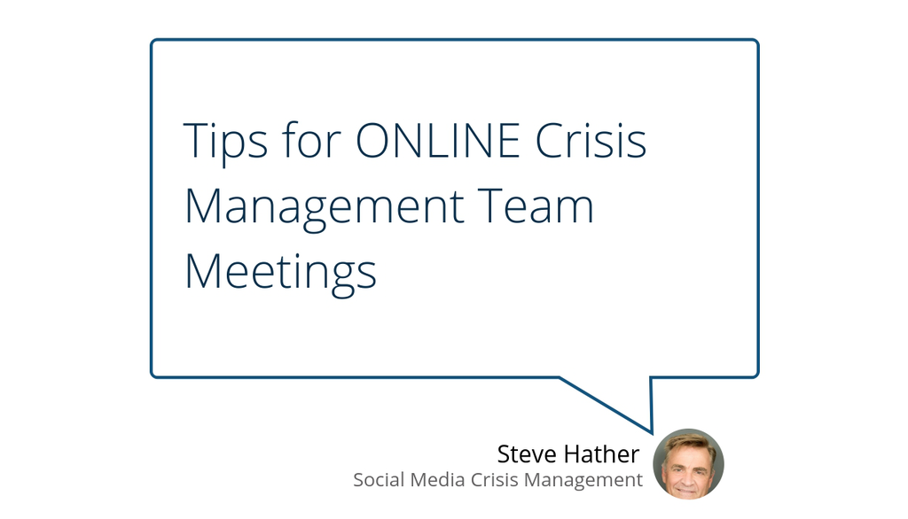 shather2's tweet photo. Well before coronavirus, most crisis management plans included arrangements for members of the crisis management team to call in to a meeting or take part in a video conference if they weren’t in the office.

Read more 👉 https://t.co/IZYXTsJ8dc #Socialmediacrisismanagement https://t.co/n8OVWFc3K8