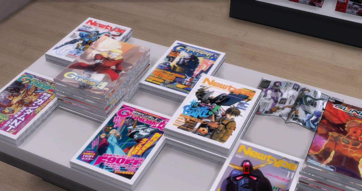 GundamSims's tweet photo. Gundam Magazine Stacked.
Mesh by dreamteamsims 
https://t.co/4y6Qb4wba3

#Sims4 #Gundam #TS4cc https://t.co/sTS6jE1RWR