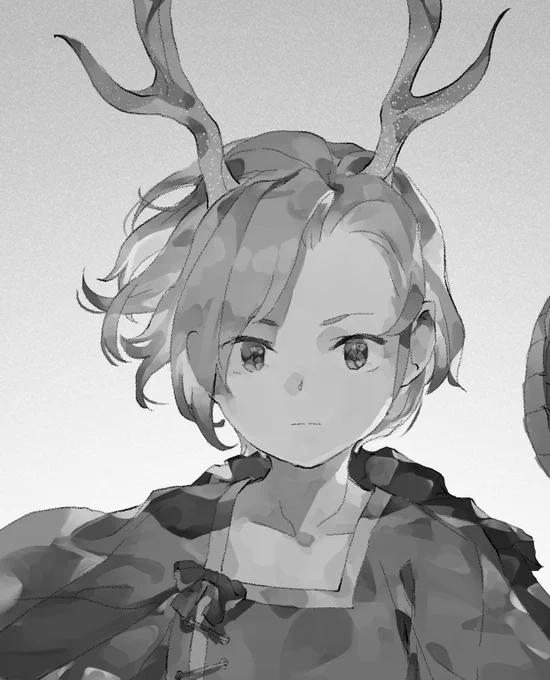 #絵をモノクロにするとかっこいい 
去年作った東方鬼形獣本から何点か抜粋。うん、なるほど。 