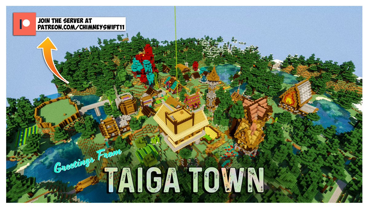 Chimneyswift11 Please Stand By On Twitter Greetings From Taiga Town The Residents Of Taiga Town Will Have You Believe That This Is The Absolute Best Place To Live On Our Patreon