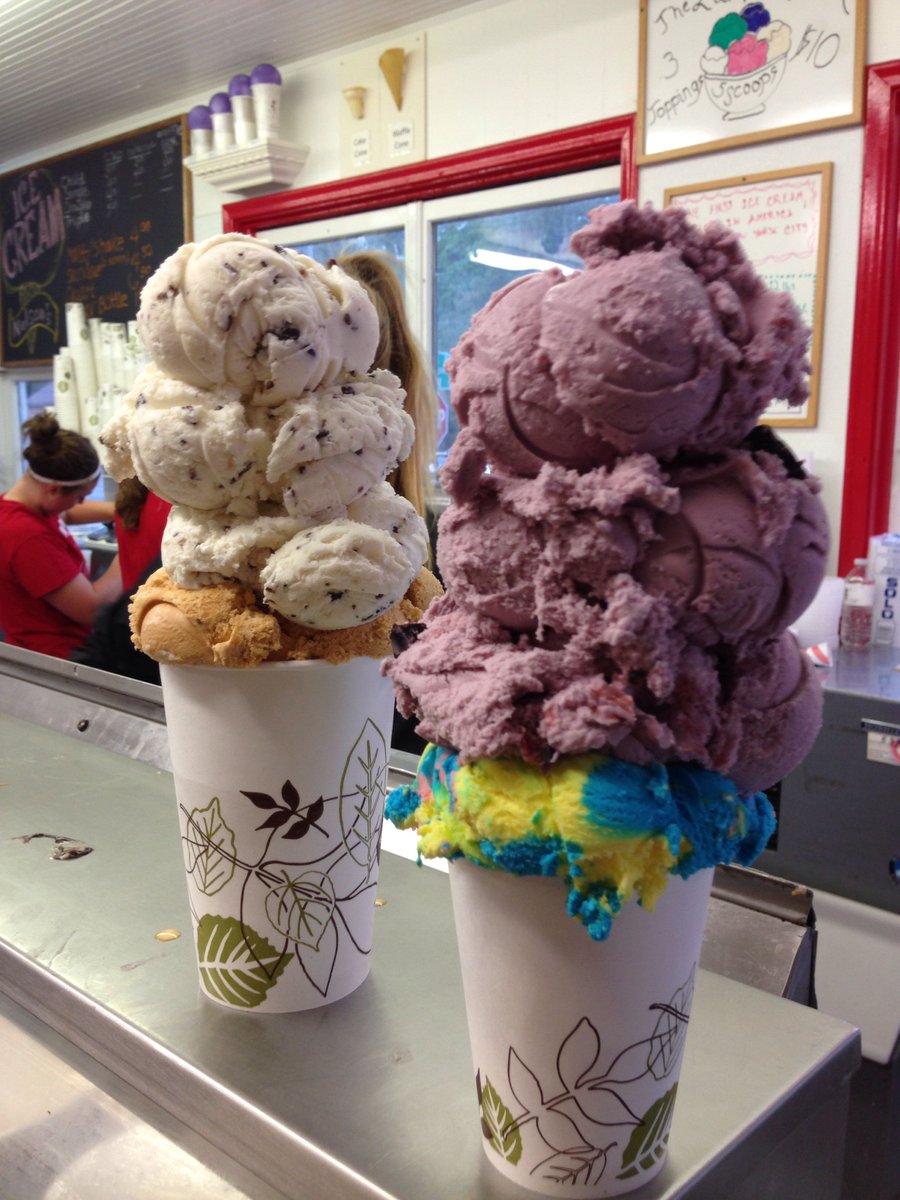 24.  @Nelsonsscoop of Stillwater, MNNelson's is the ideal ice cream shop form. You will like it!It's just a little shop on a corner with dozens of flavorsThe last time I visited my then-girlfriend paid $1.50 for a "small" ice cream cone as big as her head on a hot summer day