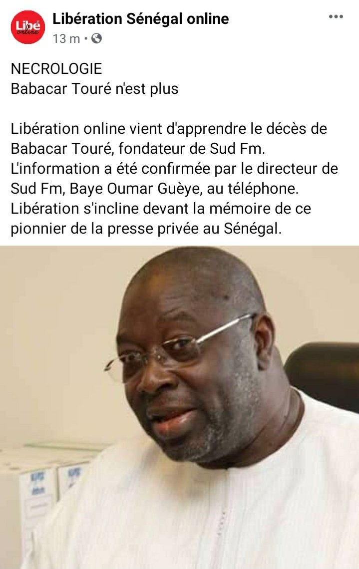 Abdniass's tweet photo. Encore un monument de la presse qui s'en va https://t.co/HGBB2FbtWY