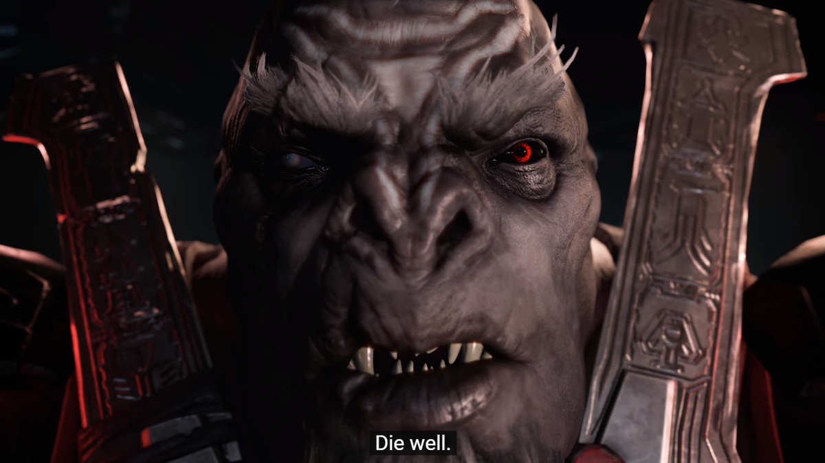 Some say Escharum's speech at the end was pretty cringe to them, but I personally loved it. We have not had a main antagonist so bombastic and charismatic, especially from a Brute who wants to take on the Chief in a good fight, no matter if he wins or loses.