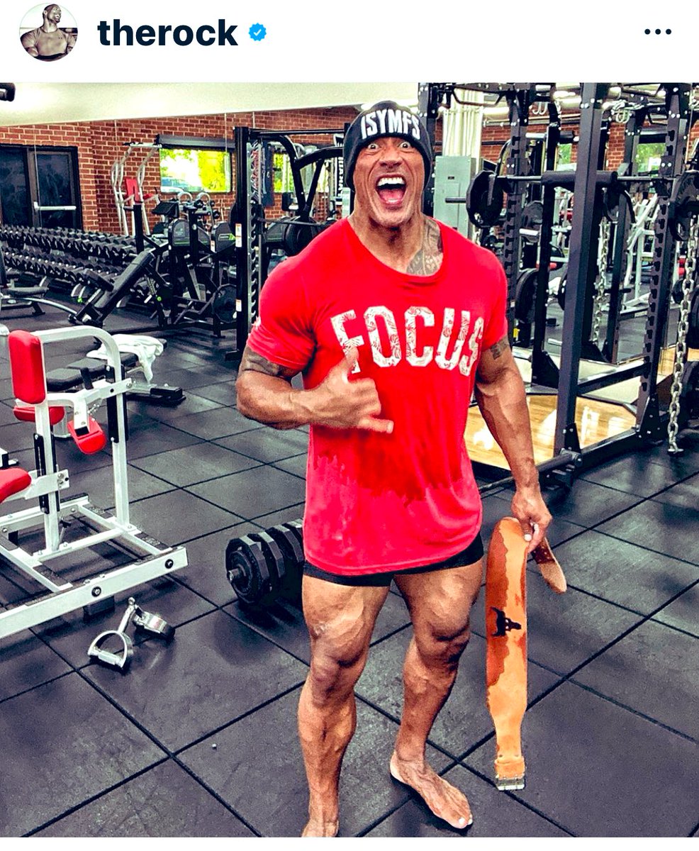 CTFletcherISYMF's tweet photo. WHAT DID I DO TO DESERVE THIS? ANSWER: NOTHING. BUT MAN AM I HAPPY! MY GRANDKIDS SAID, “THE ROCK KNOWS MY GRANDPA” SHIT I WAS GRINNING FROM EAR TO EAR @TheRock https://t.co/mGfRQXZMbN