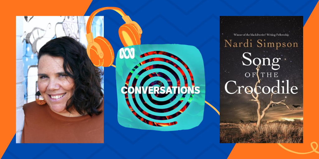 Listen to @nardiga on <a href="/abcconvos/">Conversations</a> with <a href="/rfidler/">Ron Fidler</a> as she takes listeners to the freshwater plains of northwest NSW, where the lakes form a mirror to the sky after the rains. 

🎧: abc.net.au/radio/programs…

Nardi Simpson's debut novel, Song of the Crocodile, is out 29 September.