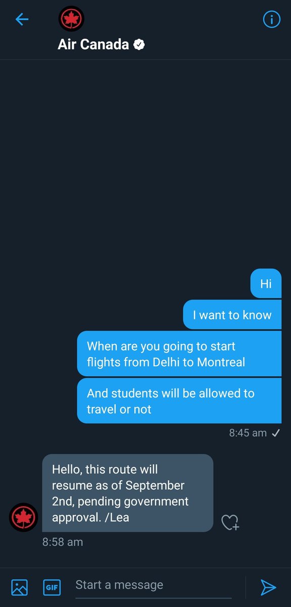 PrinceVohra4's tweet photo. Why govt is not approving we students have all the rights to travel to Canada and are exempt from travel restrictions. @HardeepSPuri please add more flights to🇨🇦🇨🇦 and allow students to travel. @CitImmCanada @DGCAIndia @airindiain @AirCanada @JustinTrudeau @PMOIndia https://t.co/Kc8NmRuenx