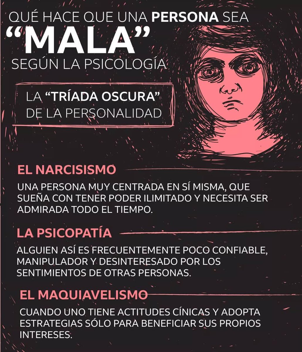 VeritoAidee's tweet photo. Identificar estas personalidades a tiempo, te puede ahorrar muchas cosas. https://t.co/NKAX48xGcK