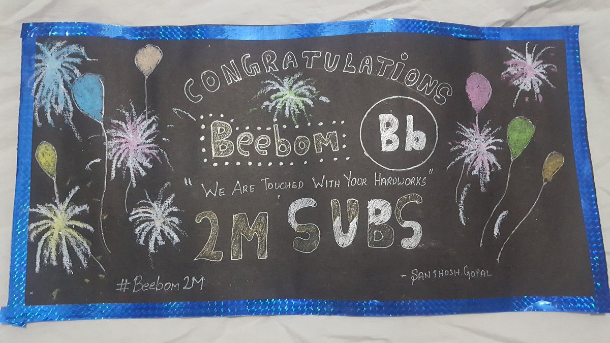 gopalsanthosh0's tweet photo. @beebomco @SamsungIndia Huge congratulations @beebomco for #Beebom2M 😍😍😍

Still more to come.. from 2M to 20M soon..

Advance wishes for twitter too😍😍💯

Following on all platforms!!

Insta- @santhosh6451
Twitter - gopalsanthosh0
YouTube - Santhosh Gopal https://t.co/QZD9y3Yg0k