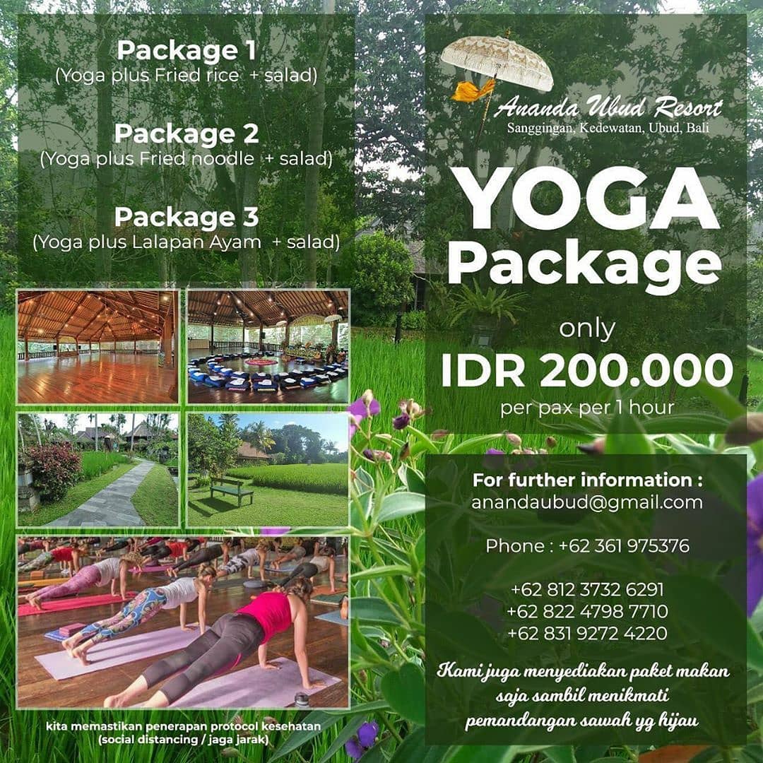 myndplusevent's tweet photo. Selain menginap di ananda bagi kalian yang butuh Relax , kami memiliki tempat meditasi atau yoga hanya di Ananda Ubud Resort 😍.

Tlp 0361 975 376
Wa : 081237326291
       082247987710
       083192724220
Email : Anandaubud@gmail.com https://t.co/Y0WpGi67C1