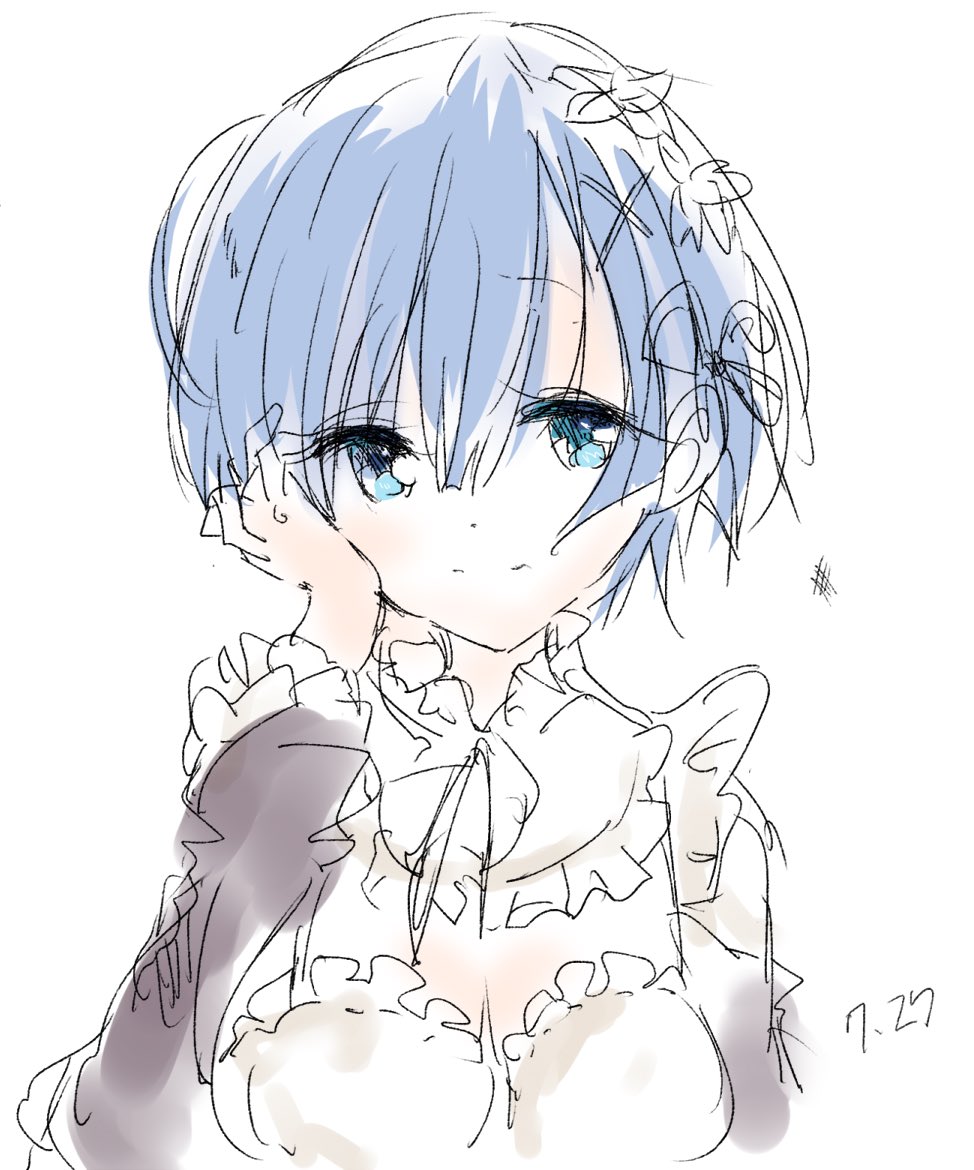 レム(リゼロ) 「ひるやすみ描き 」|COREのイラスト