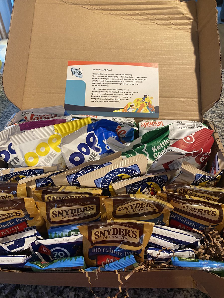 It’s always so exciting to receive a package, and it’s even better when it’s from <a href="/brainpop/">BrainPOP</a>!! Thank you for the goodies! #CBE #VIBE