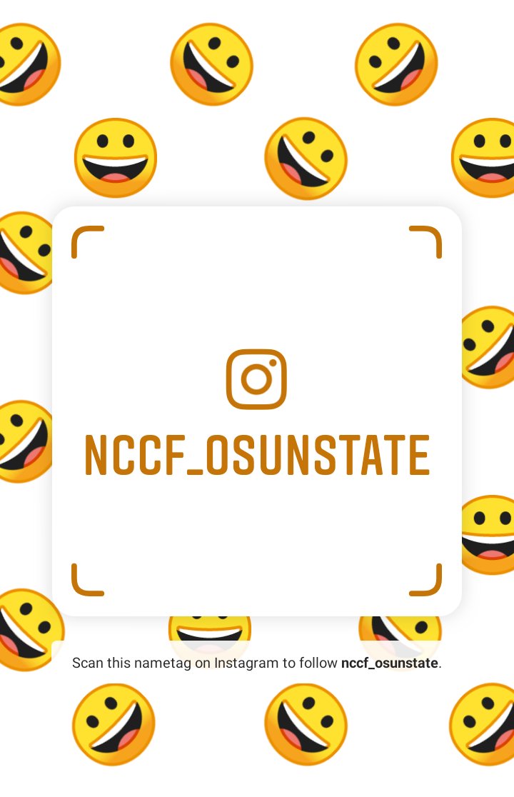 NCCFOSUN's tweet photo. Follow me on Instagram! Username: nccf_osunstate
https://t.co/yIt89tVqx7 https://t.co/SSvz8bJDFX