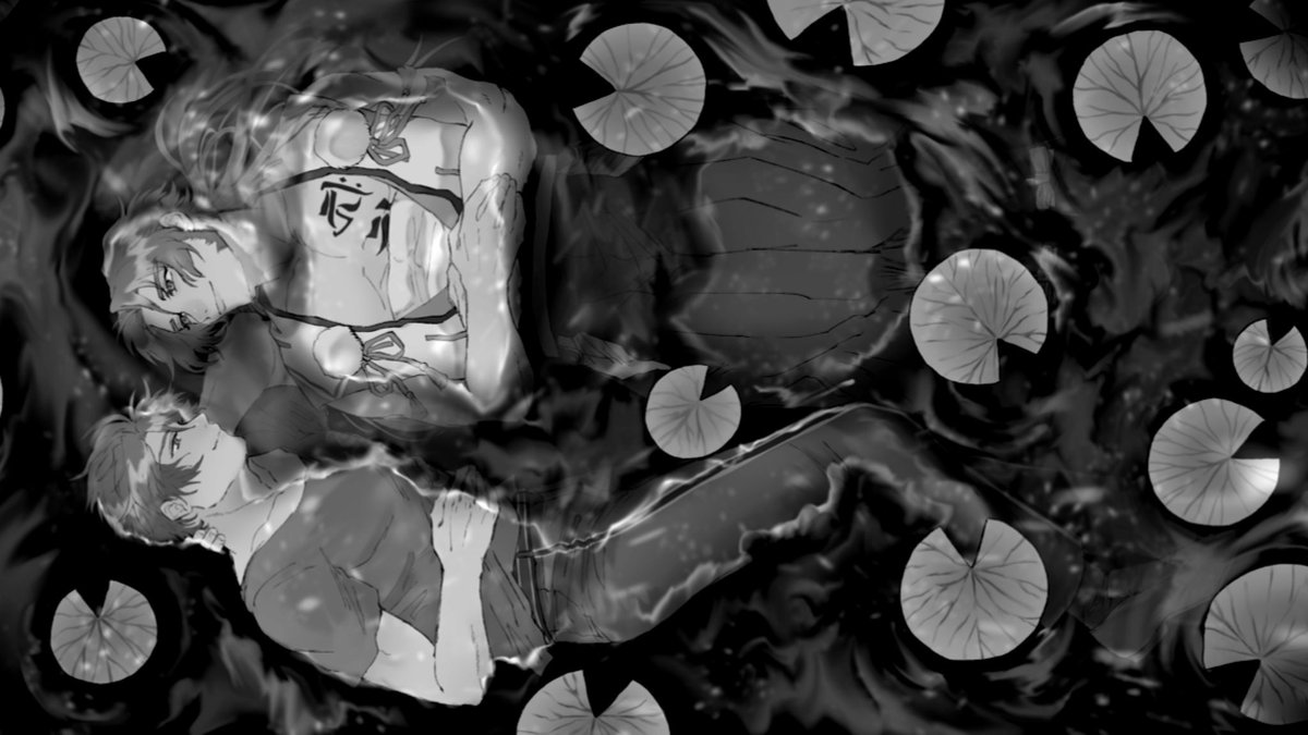 モノクロ映えする絵じゃないんだなぁ… 