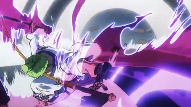 くるせまる ゾロvs人斬り鎌ぞうの煉獄鬼斬りの作画本気すぎるしめちゃくちゃすき T Co Qszsk8xs6v Twitter