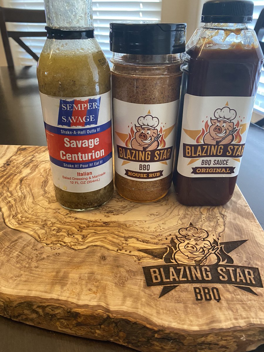 ncboyinvegas's tweet photo. Dinner tonight! Did a spatchcock chicken and tried a fellow #VeteranOwnedBusiness @SemperSavage Italian dressing on my salad. https://t.co/WRLkvoqVj8