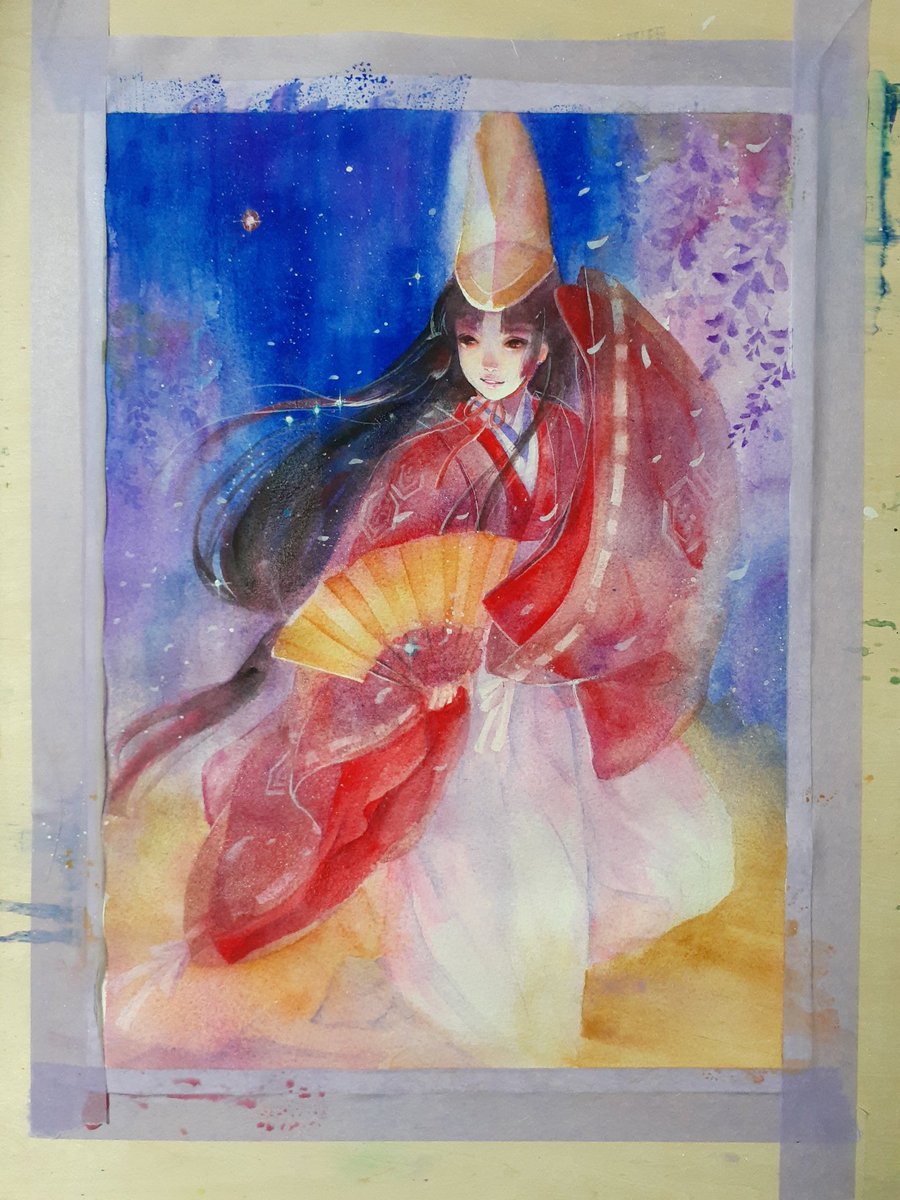 本日から2日までのお部屋では新作天宮の華シリーズ12点✨

30日から4日までのお部屋では旧作加筆の10点?

新作はSNSでアップしていない作品も複数

星のエピソードを持つ青メインの美人画達であちきの心の星空をお楽しみくださりませ??? 