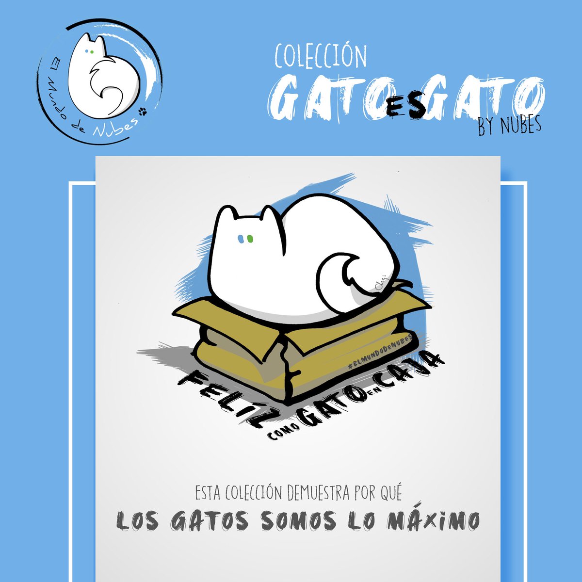 elmundodenubes's tweet photo. Empezamos por la Colección #GatoEsGato con la primera pieza #FelizComoGatoenCaja pasen a ver las imágenes 😺❗️ #ElMundodeNubes 🇬🇹 https://t.co/NJ8qDHDD5G