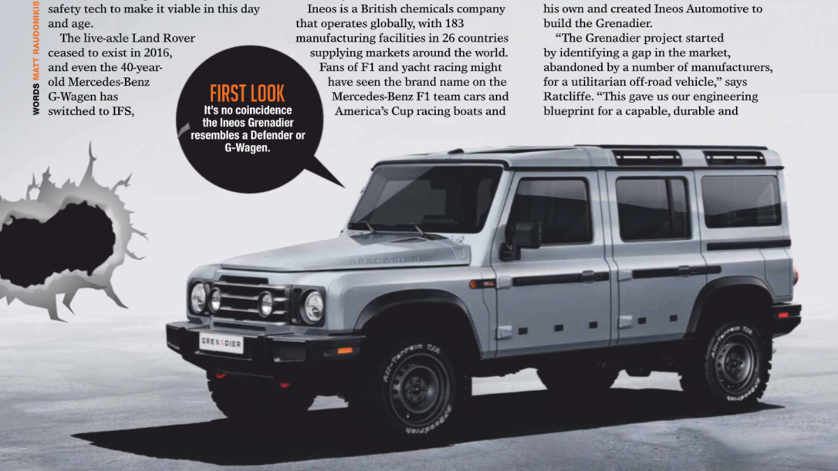 DEC_PR's tweet photo. Half the fun of an adventure is finding your way home & thanks to the @INEOSGrenadier, that’s never been easier.
Great to see the newest off-road vehicle on the market feature in this month’s edition of @4X4AusMag
#INEOSAutomotive #INEOSGrenadier #ClientSuccess #DECPR https://t.co/POkqgKfCcZ