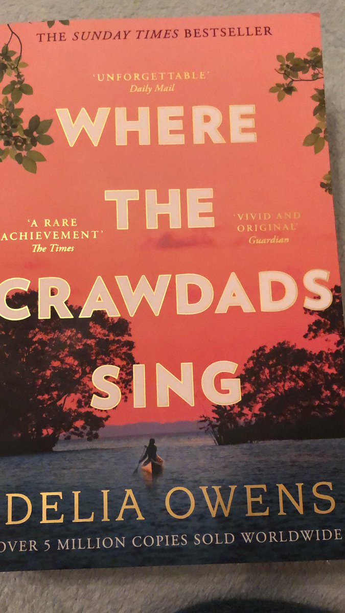Catriona1392's tweet photo. Finished this in less than 2 days. I’ve been struggling to read since March but this has brought me back. 10/10. #wherethecrawdadssing #bookworm #shouldprobablysleep https://t.co/bn6RphxmnX