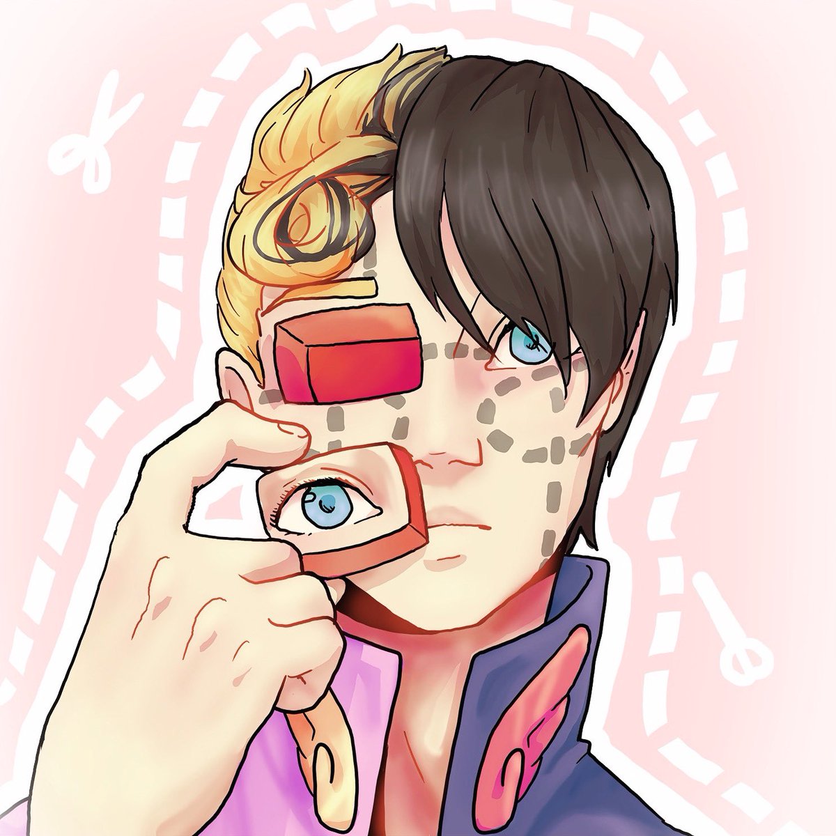 hexmaniaccoda's tweet photo. For the third in my shuffle challenge I got Haruno Shiobana (which I was just using as pre Giorno Giorno) ans Mrs.Potato Head by Melanie Martinez https://t.co/MPgY6dzO5r