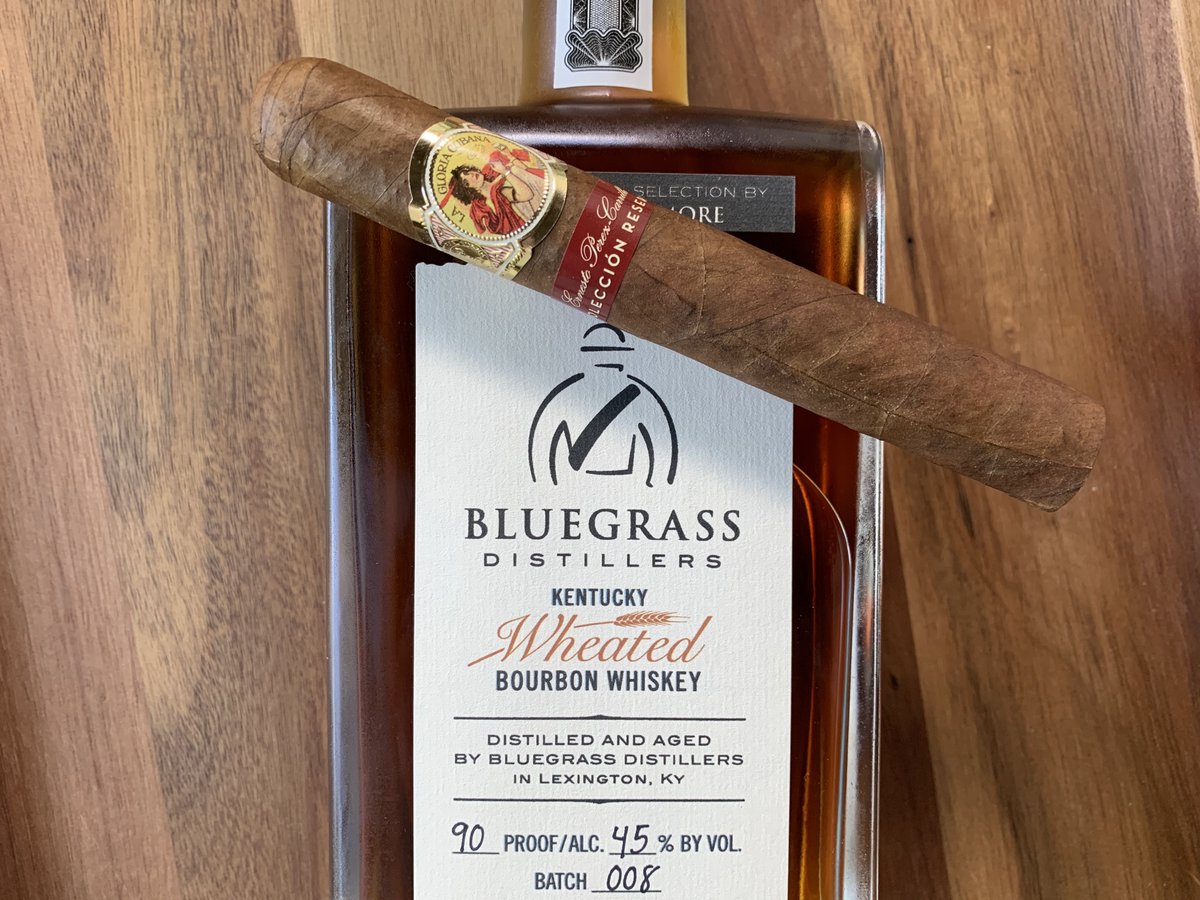 WhiskeyRogues's tweet photo. Bluegrass Distillers Kentucky Wheated Bourbon and a La Gloria Cubana Colección Reserva
@LaGloriaCubana @BGDistillers
#lagloriacubana #bluegrassdistillers #lagloriacubanacigars https://t.co/7pzeZLhKkW