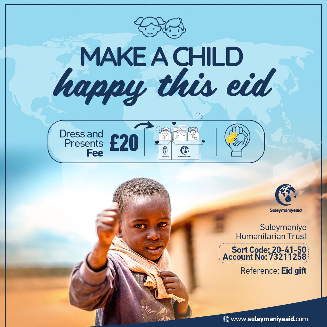 SuleymaniyeAid's tweet photo. #kids #child #children #orphan #orphanage #eid #EidulAdha #bayram #yetim #islam #EidMubarak #eid2020 #EidulAdha2020 #islamisbeautiful #Africa #helpinghand #charity #trust https://t.co/CGnmcmeQog