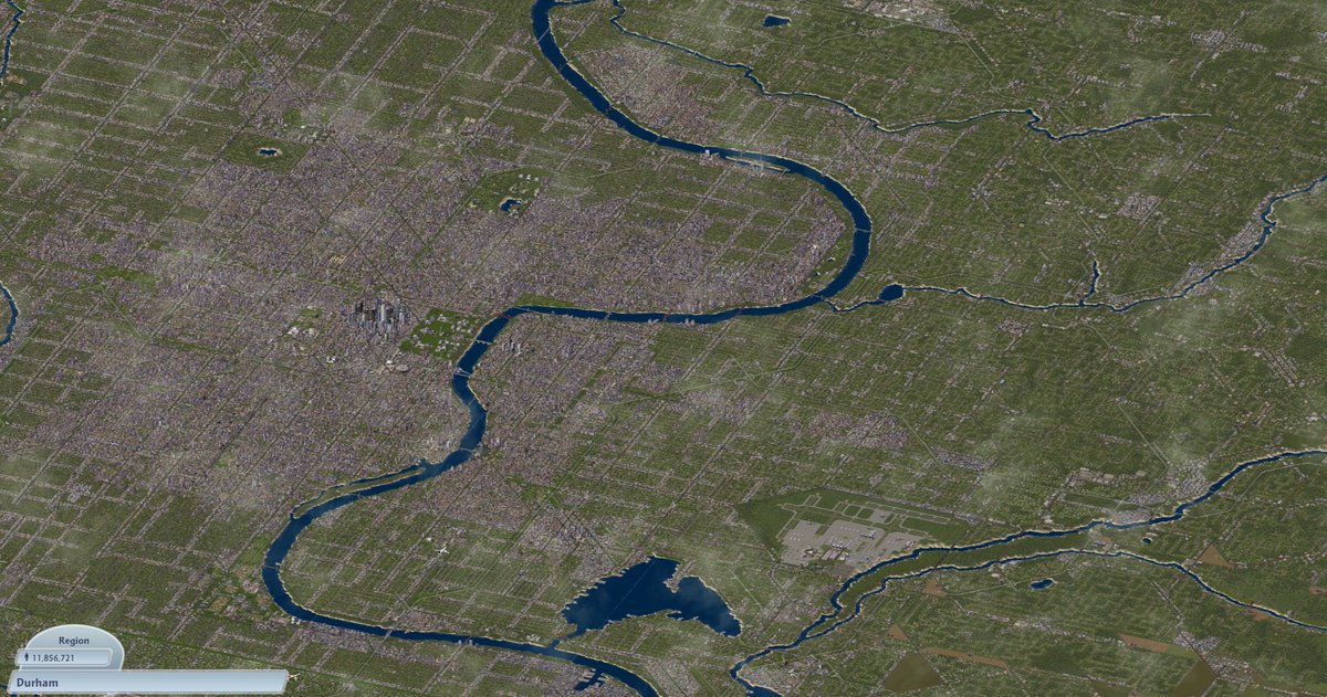 _rhyThmaTik_'s tweet photo. Coming soon: Video tour of my #megacity #capital #region Durham in #SimCity4. Production has commenced 💯 #CityBuilder #city #SimCity #CitySimulation #CityFan #CapitalCity #SimCityFans #region #SimCity4Deluxe #UrbanPlanning #CitiesSkylines #Urbanography #NerdAlert https://t.co/BciRzXXRK9