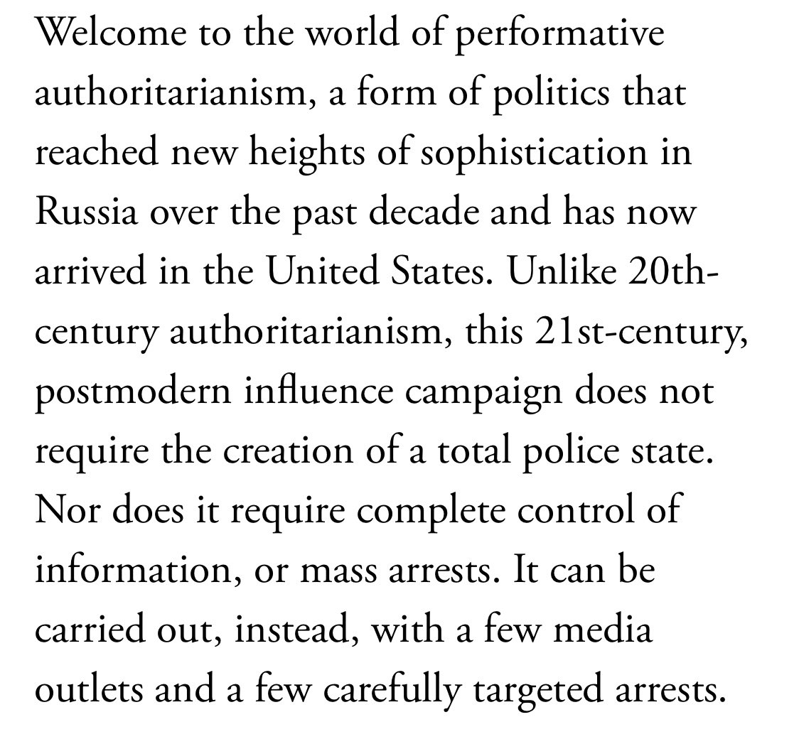 “The attack on demonstrators in Portland is like that: a performance designed to show just how much Trump dislikes “liberal” Americans, “urban” Americans, “Democrat” Americans.” -  @anneapplebaum  #GoonGestapo  #AmericanSociopath  #Pathocracy  #Fascism  https://www.theatlantic.com/ideas/archive/2020/07/trump-putting-show-portland/614521/