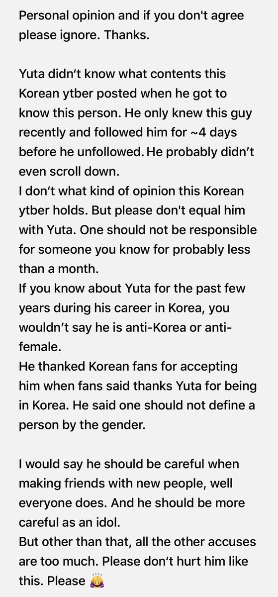 Petaldora's tweet photo. #Yuta 
Please and thanks https://t.co/rDjJcbhM5v