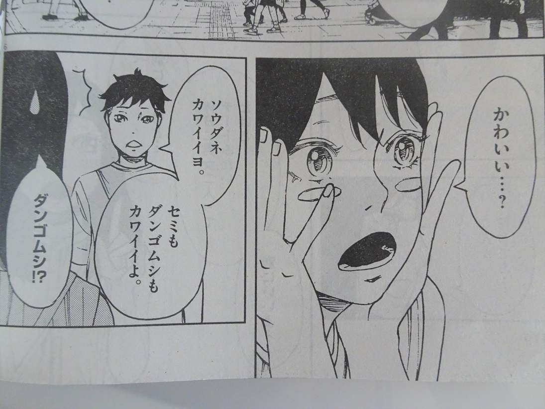 本日、週刊スピリッツ発売日。『パッカ』は18話目です。

なんでも「かわいい?」と聞いてくる人には優しくこう答えてあげてください。 