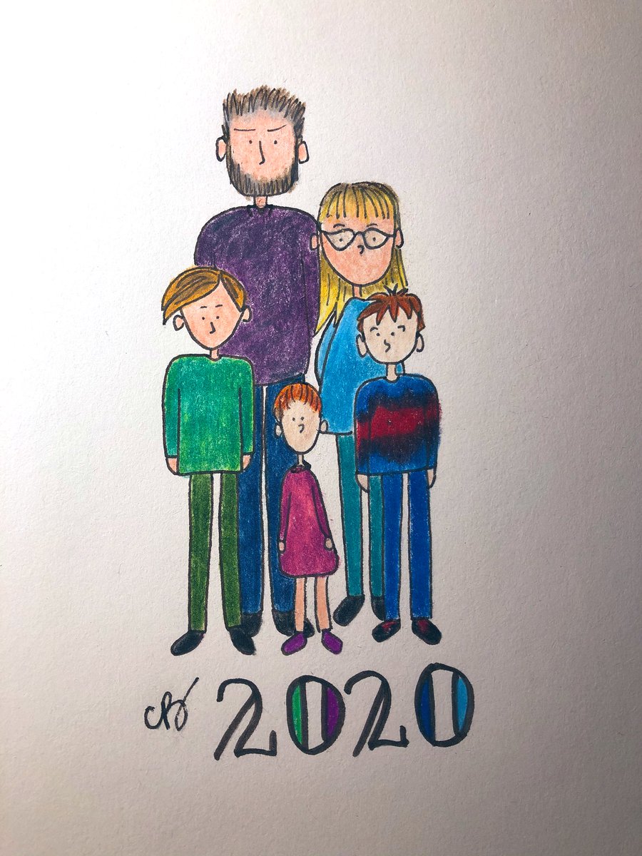 CeeBu7's tweet photo. One positive development from the Covid Crisis is that I’ve been able to tap into my creative self to alleviate unwanted stress. And my little family is the best inspiration! #cartoonfamily https://t.co/57T2lMyoaO